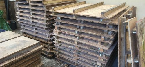 Vlonders voor voortent