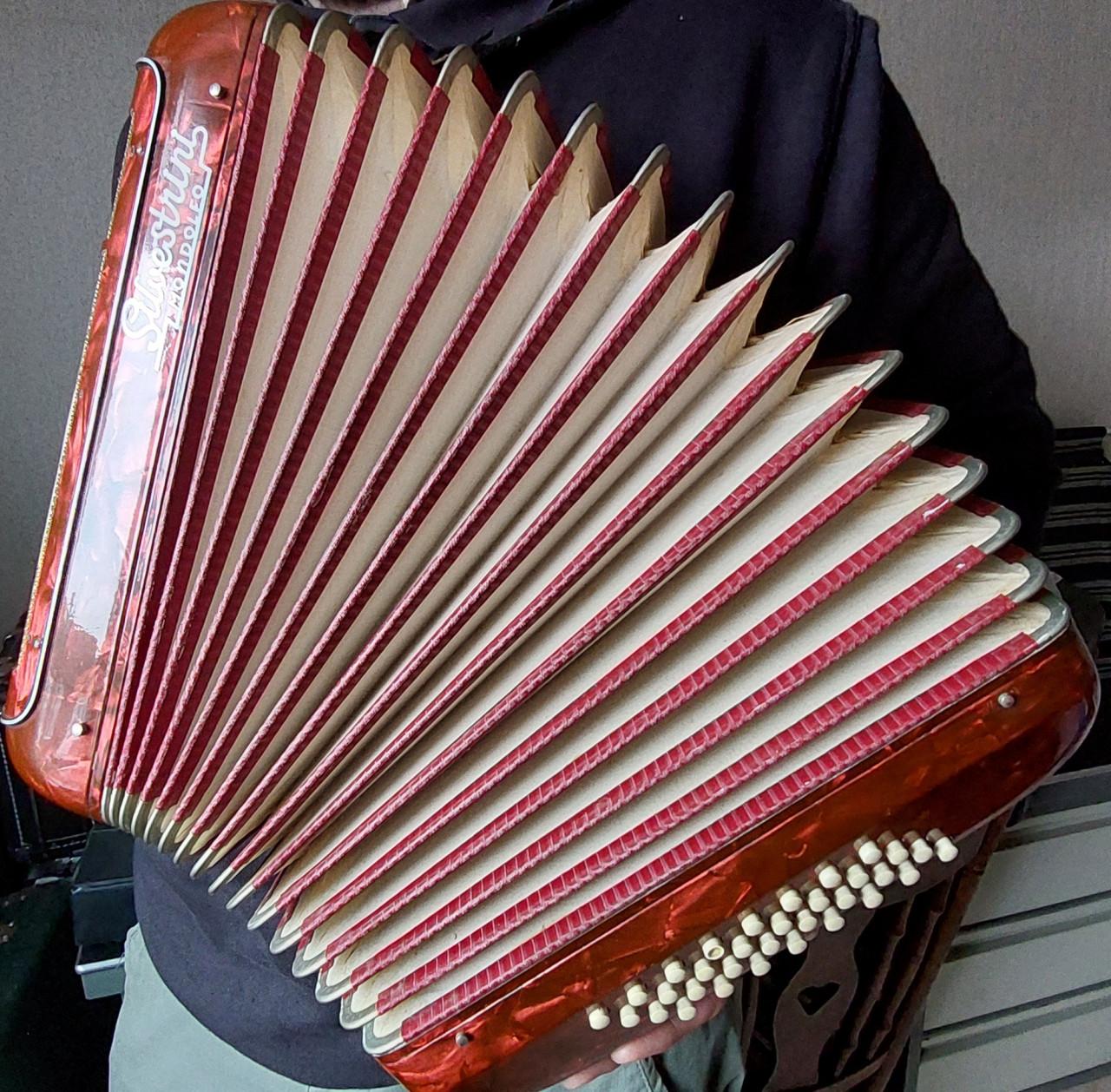 Vintage Silvestrini Mondolfo Accordion (Italy)
