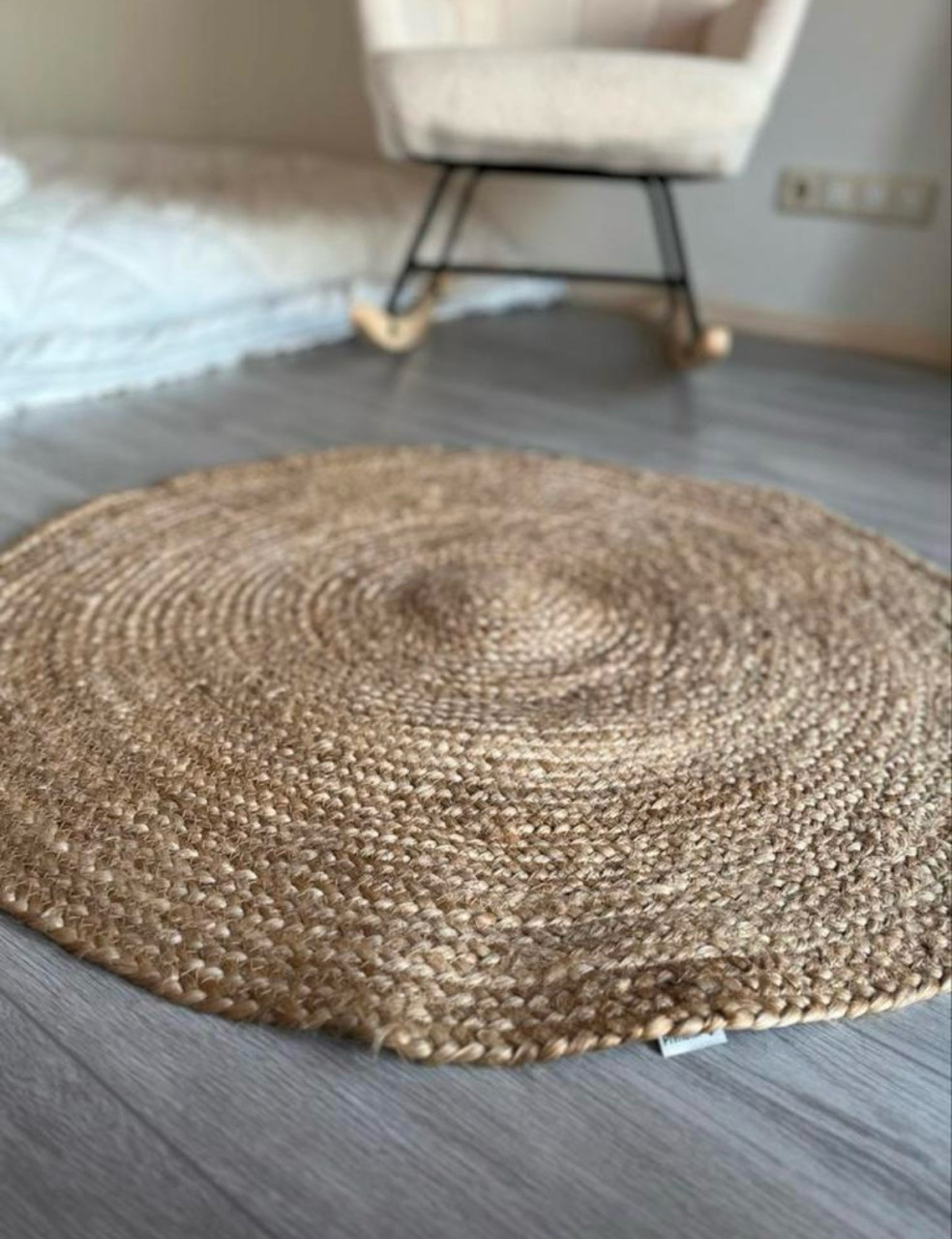 Jute vloerkleed
