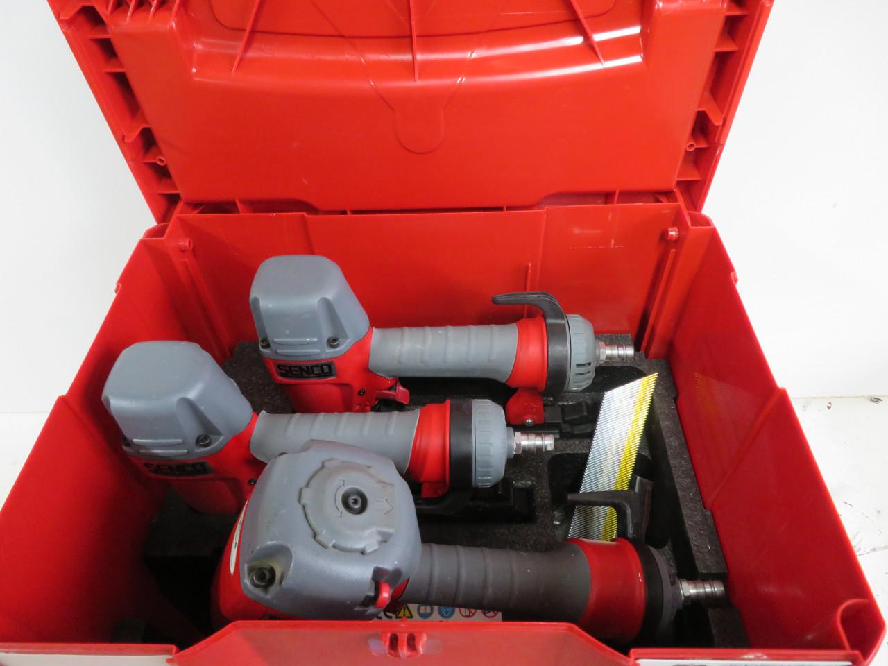 Mooi Pneumatisch Tackerset Senco met compressor en kitspuit