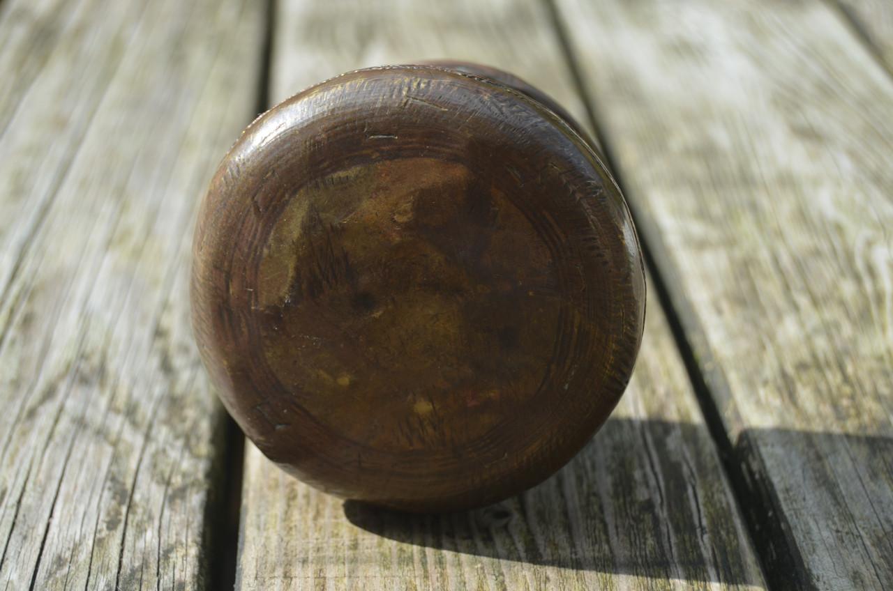 Perzisch koperen (met zilver?) bakje.