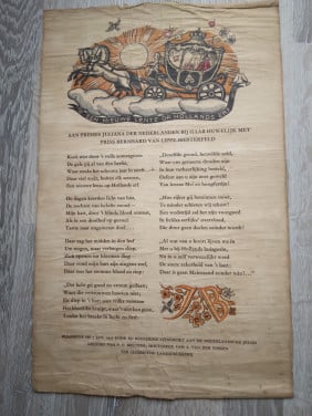 Rijmprent uit 1937