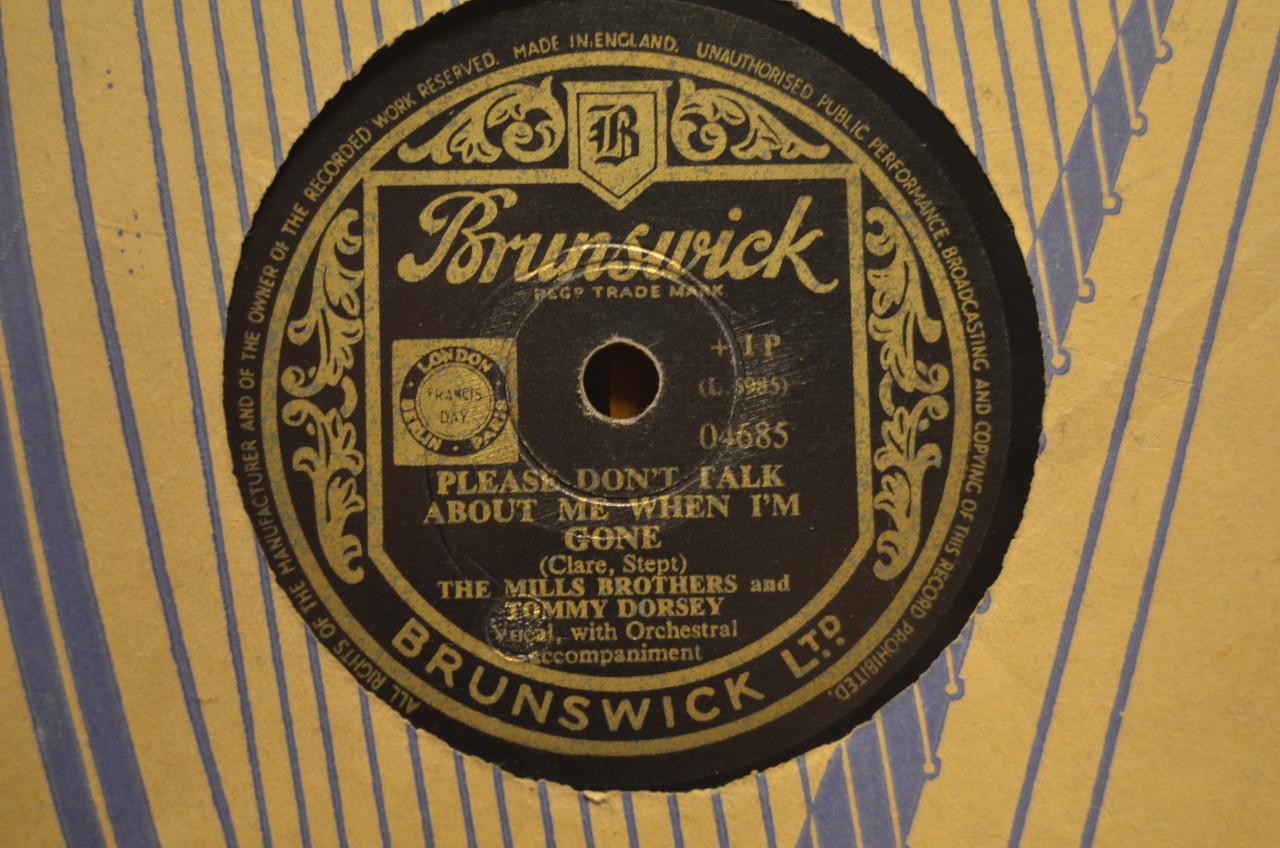 78 rpm Mills Brothers jaren '40 en '50 héél veel stuks. (2)