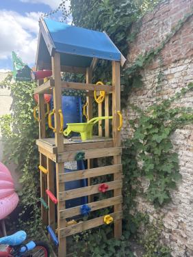 Speeltoestel Jungle Gym met glijbaan