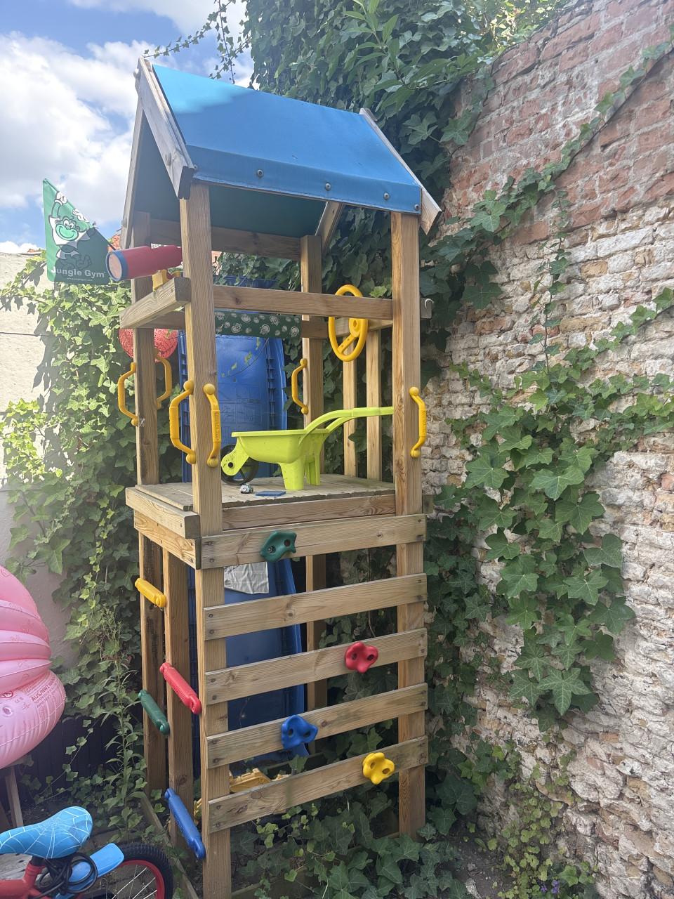 Speeltoestel Jungle Gym met glijbaan