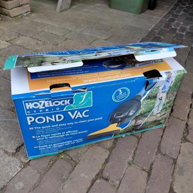 Hozelock vijverstofzuiger + vuilwaterfilter