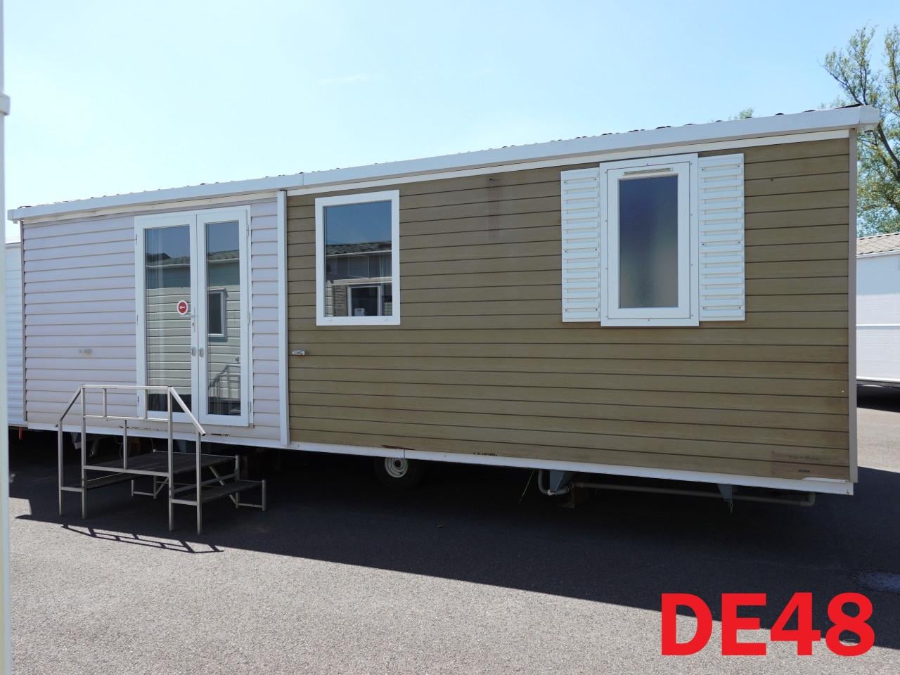 IRM chalets Super Titania met middenkamer dubbel glas 2 slk