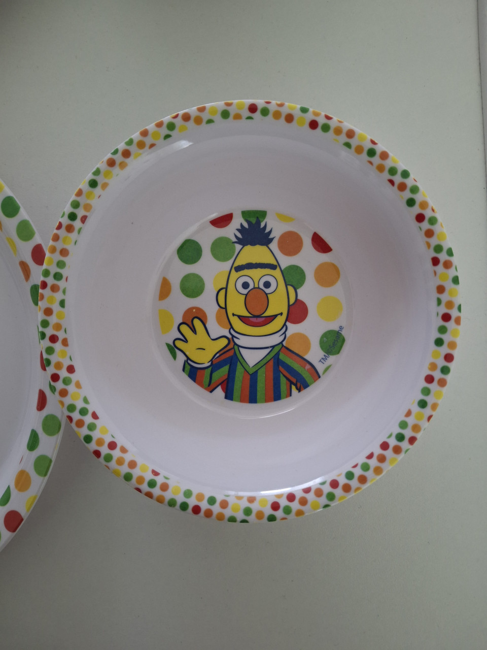 4 x bordje Bert en Ernie