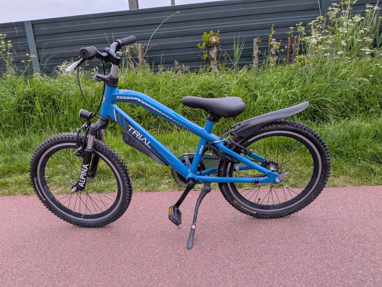 Jongensfiets alphina trial