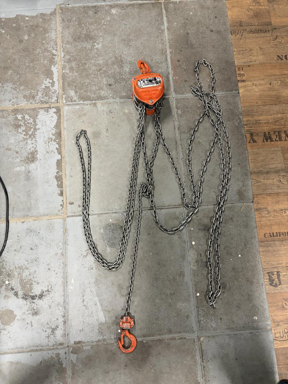 Kettingtakel 0,5 ton