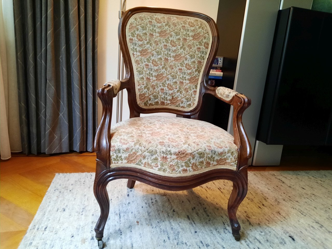 Antieke Voltaire fauteuil