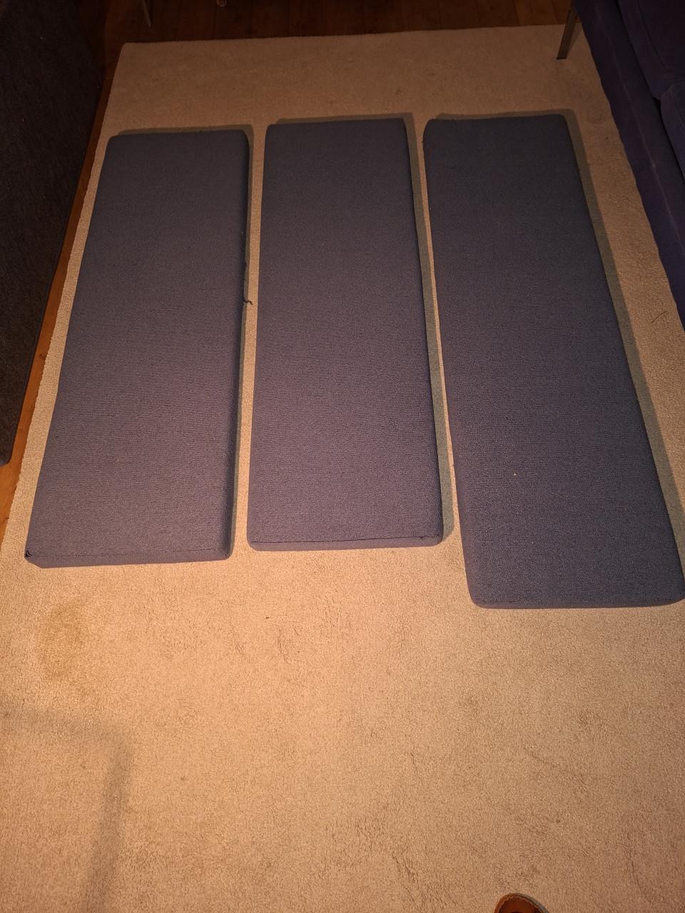 Beklede kussens voor caravan of camper