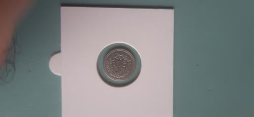 Zilveren dubbeltjes wilhelmina 1927 6 stuk