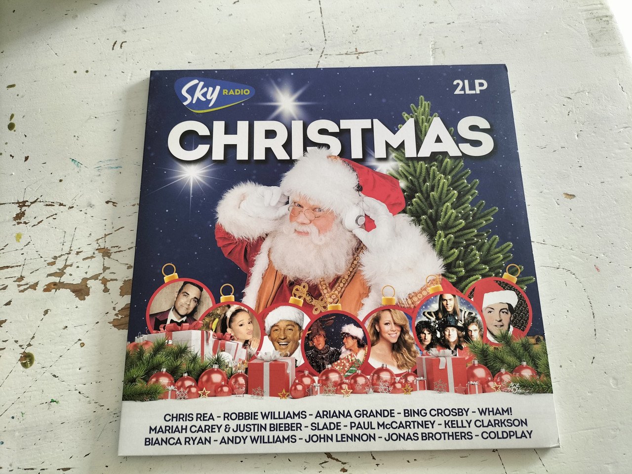 Twee LP's: Top 40 hits en kerst