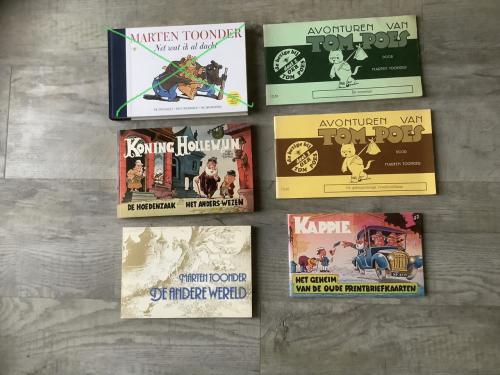 Marten Toonder, 5 Boeken o.a. Tom Poes, Kappie, Hollewijn