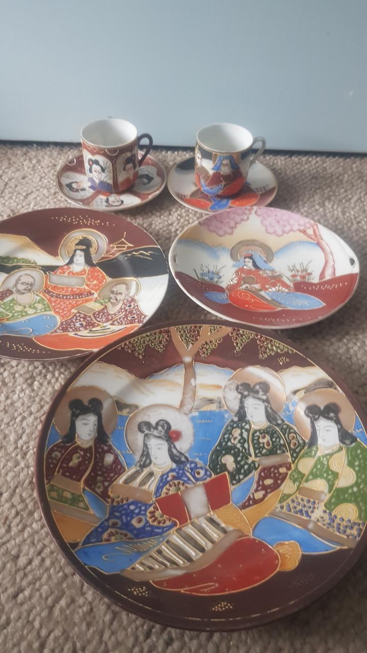 Divers Satsuma servies