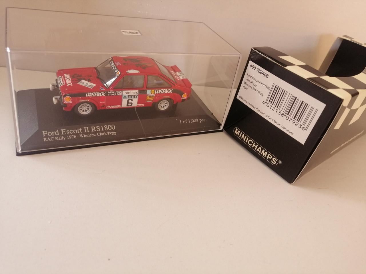 Te koop modelauto 1:43 WRC rally ford escort ll
