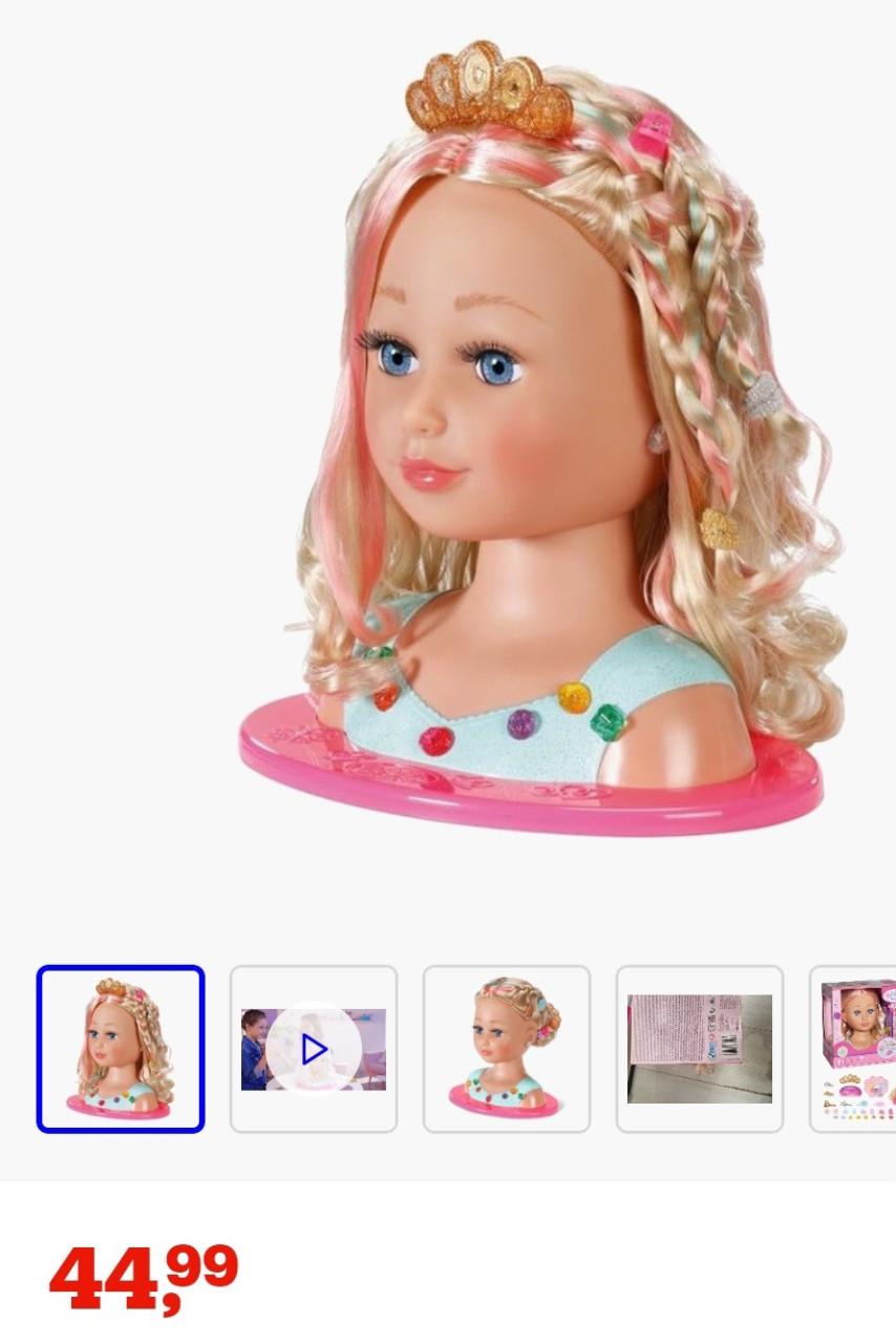 BABY Born Sister stylinghoofd Prinses , Zapf Creation