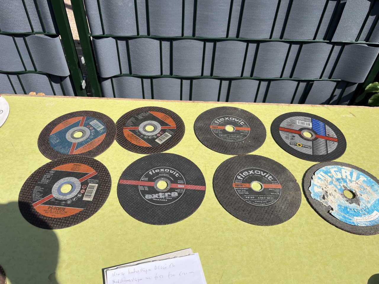 Doorslijpschijf € 28,- 42x bekeken sind