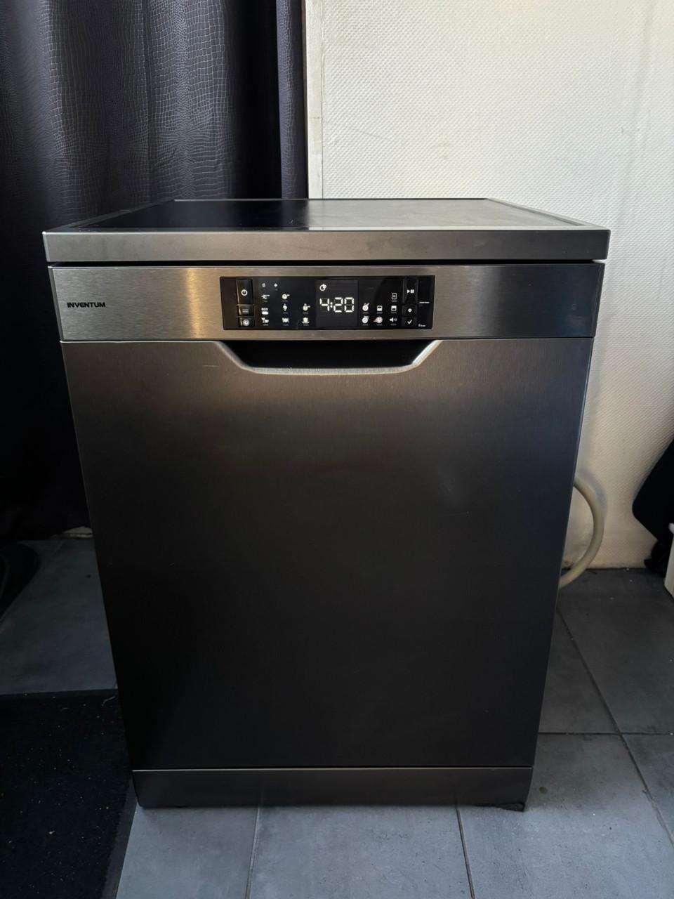 Inventum VVW6040AB Vrijstaande Vaatwasser - Zwart/Rvs