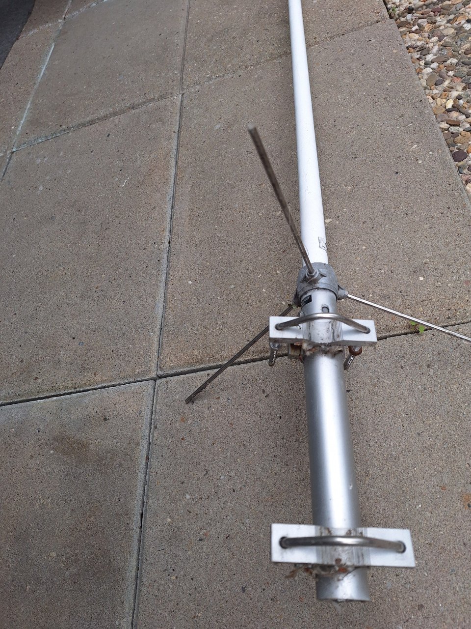 Kenwood 2m zender met antenne