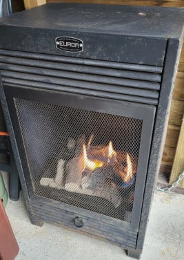 Gaskachel tuinhaard tuinkachel kachel openhaard