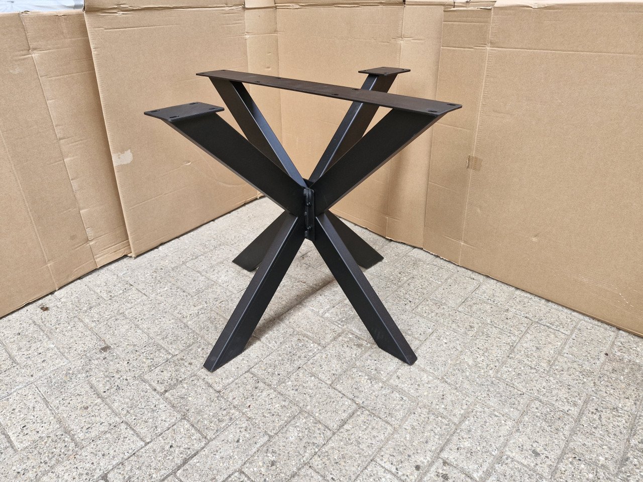 Metalen tafelpoten X,N,H,A,U, model