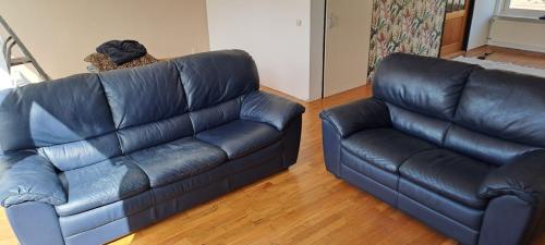 Natuzzi leren bankstel (3 + 2 zitter)