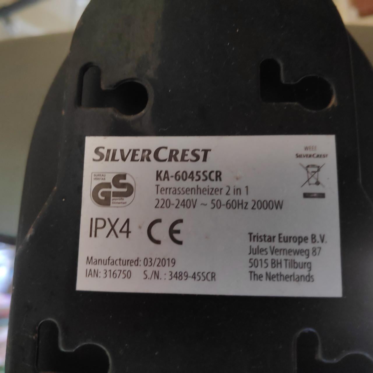 Warmtestraler Silver Crest