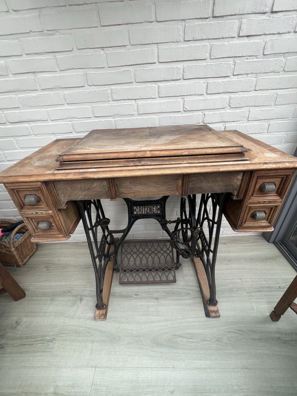 Gritzner naaimachine tafel