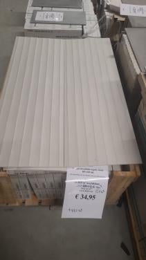 3035-291 ca 38,4 m² decor wandtegels met reliëf, beige, 40x120 cm, per m²