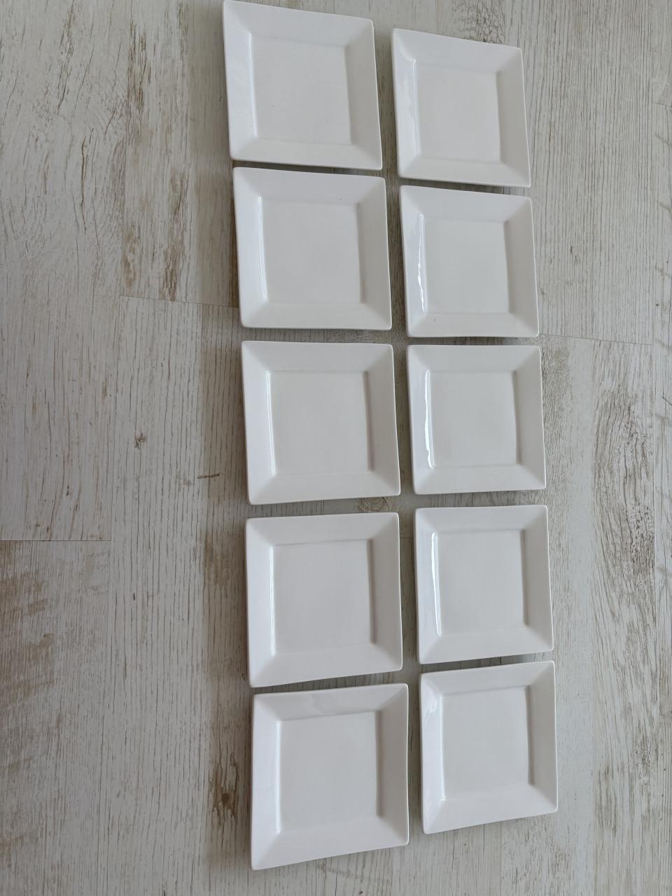 10x gebaksschoteltjes vierkant