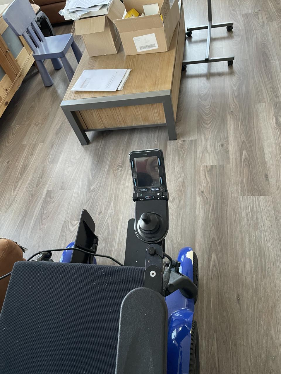 Speciale elektrische rolstoel met sta functie