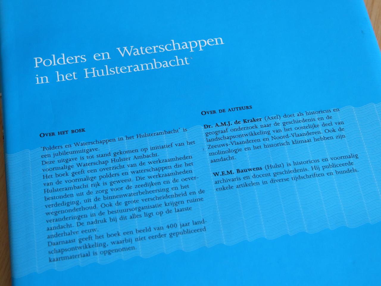 Polders en Waterschappen in het Hulsterambacht (Kraker-Bauwens)