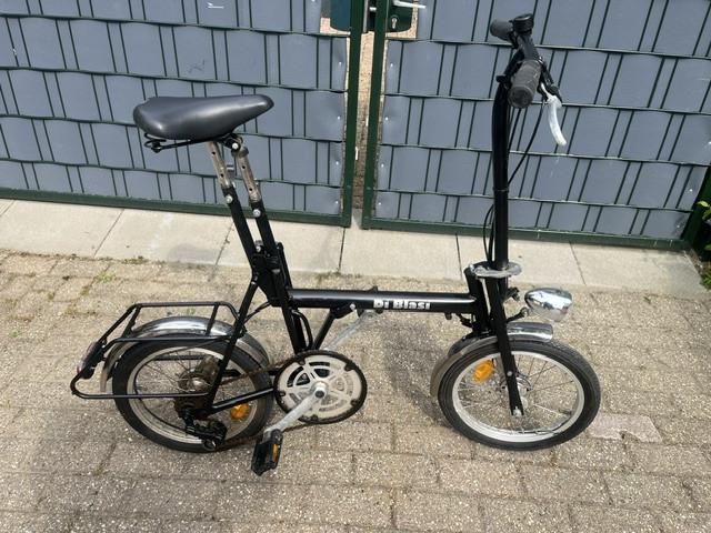 Vouwfiets Di Blasi Zwart 16inch wielen