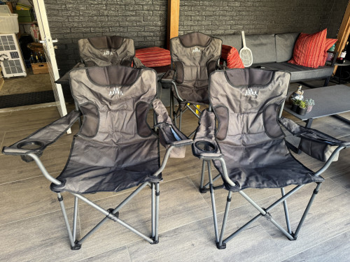 Te Koop 4 Obelink Strong Folder Camping Vouwstoel.
