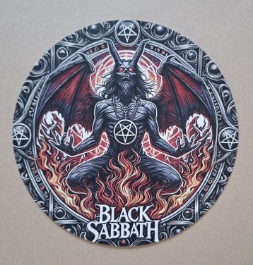 Black Sabbath Metalen Bord