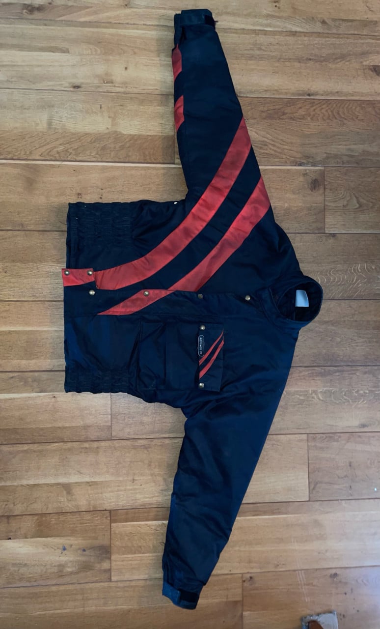 Warme textiel motorjas