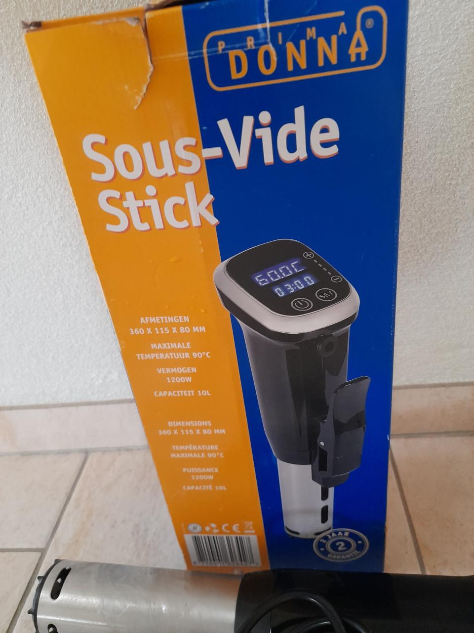 Donna dompelaar Saus-vide stick, 1200 watt (max 90 graden)"
