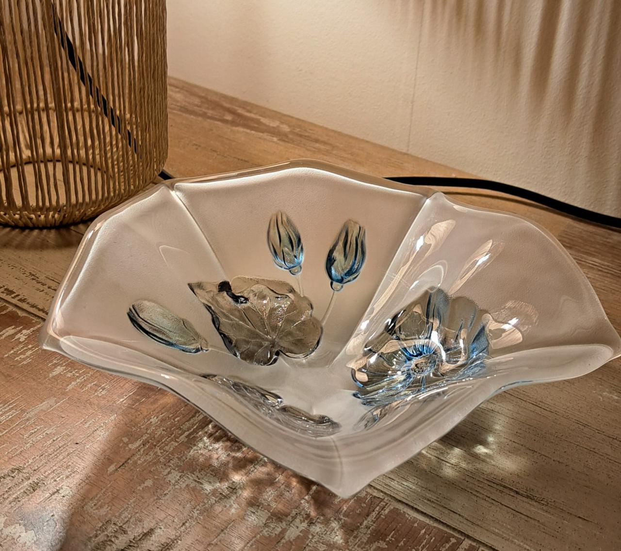 Vintage Calypso kristallen fruitschaaltje