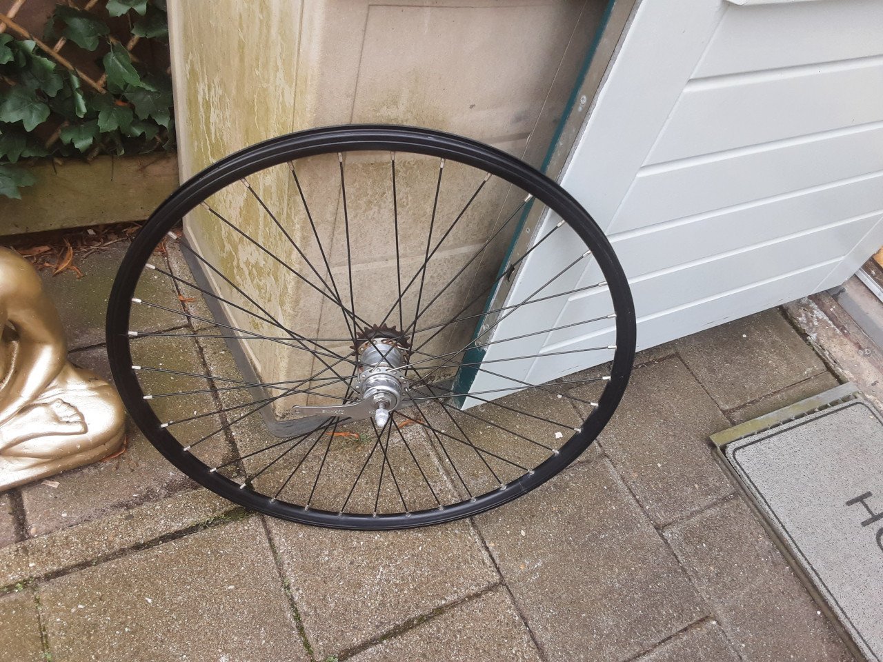28 inch nexus achterwiel, 3 speed, terugtraprem