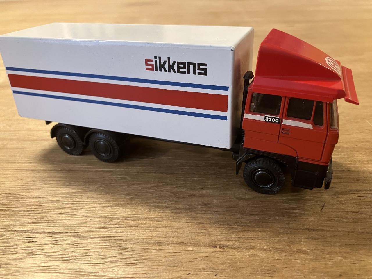 2x Daf truck miniatuur modellen 1:50