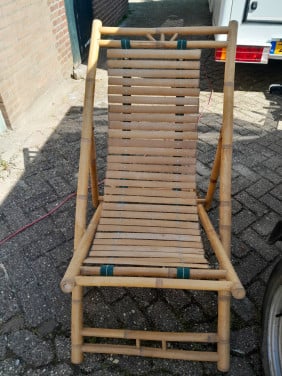 Z.g.a.n. Stevige Rotan  verstelbare  ligstoel