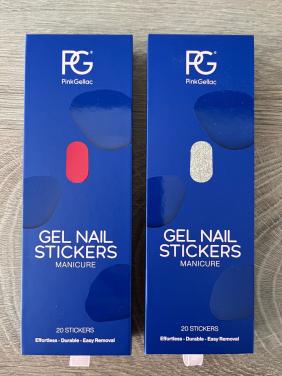 Pink Gellac Gel Nail Stickers