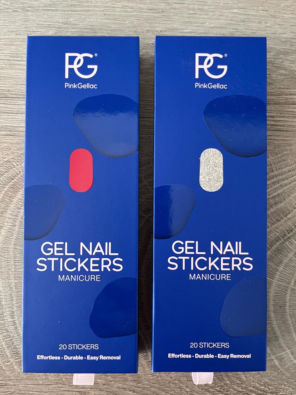 Pink Gellac Gel Nail Stickers