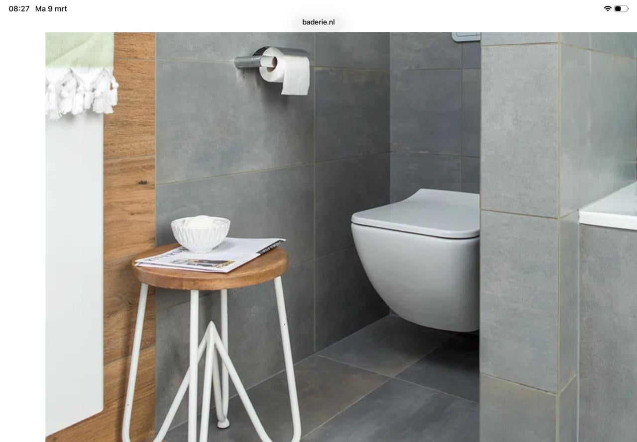 Baderie vloer en wandtegels