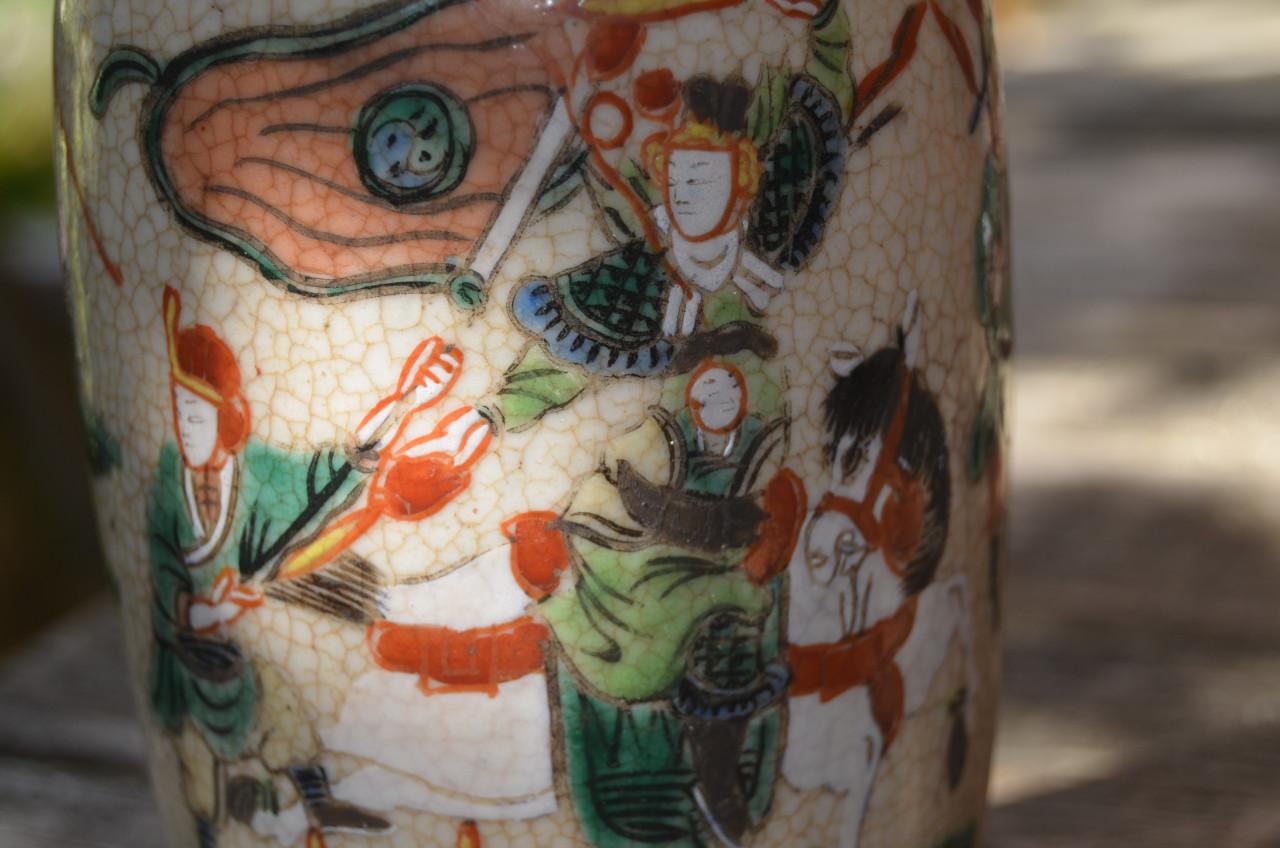 Nanking Chinese vaas / pot 19e eeuws