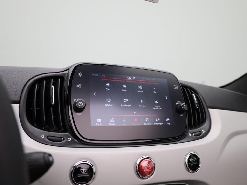 Fiat 500 C 1.0 hybrid star | cabrio | half-leder | navigatie | climate cont