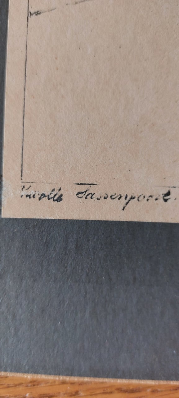Tekening Sassenpoort Zwolle
