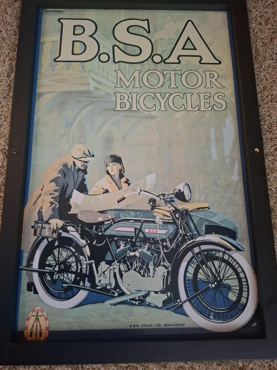 Motor platen in lijsten verzameling prachtig